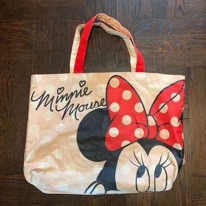 Disney Minnie Mouse Canvas Tote from Tokyo Disney